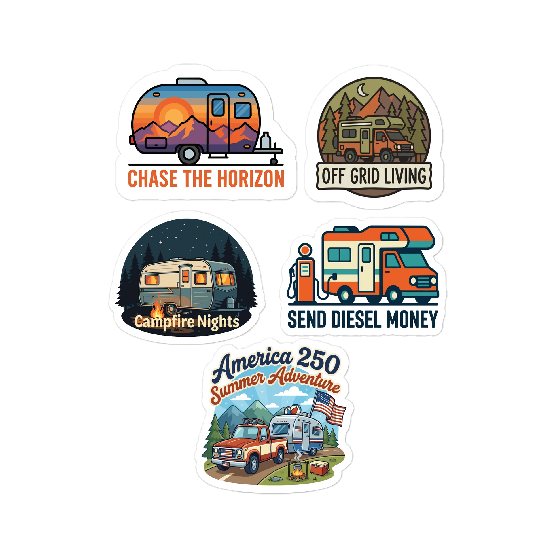 RV Lifestyle Sticker Sheet product image (1)