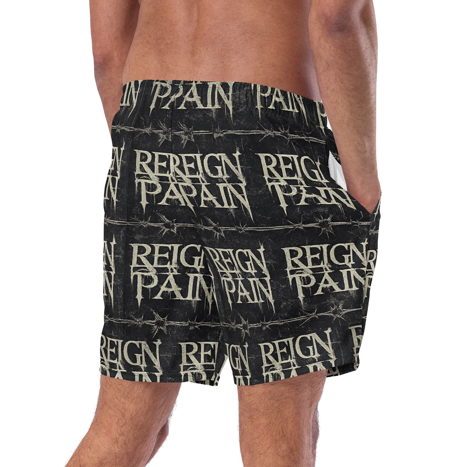 REIGN IN PAIN All-Over Print Swim Trunks product image (9)