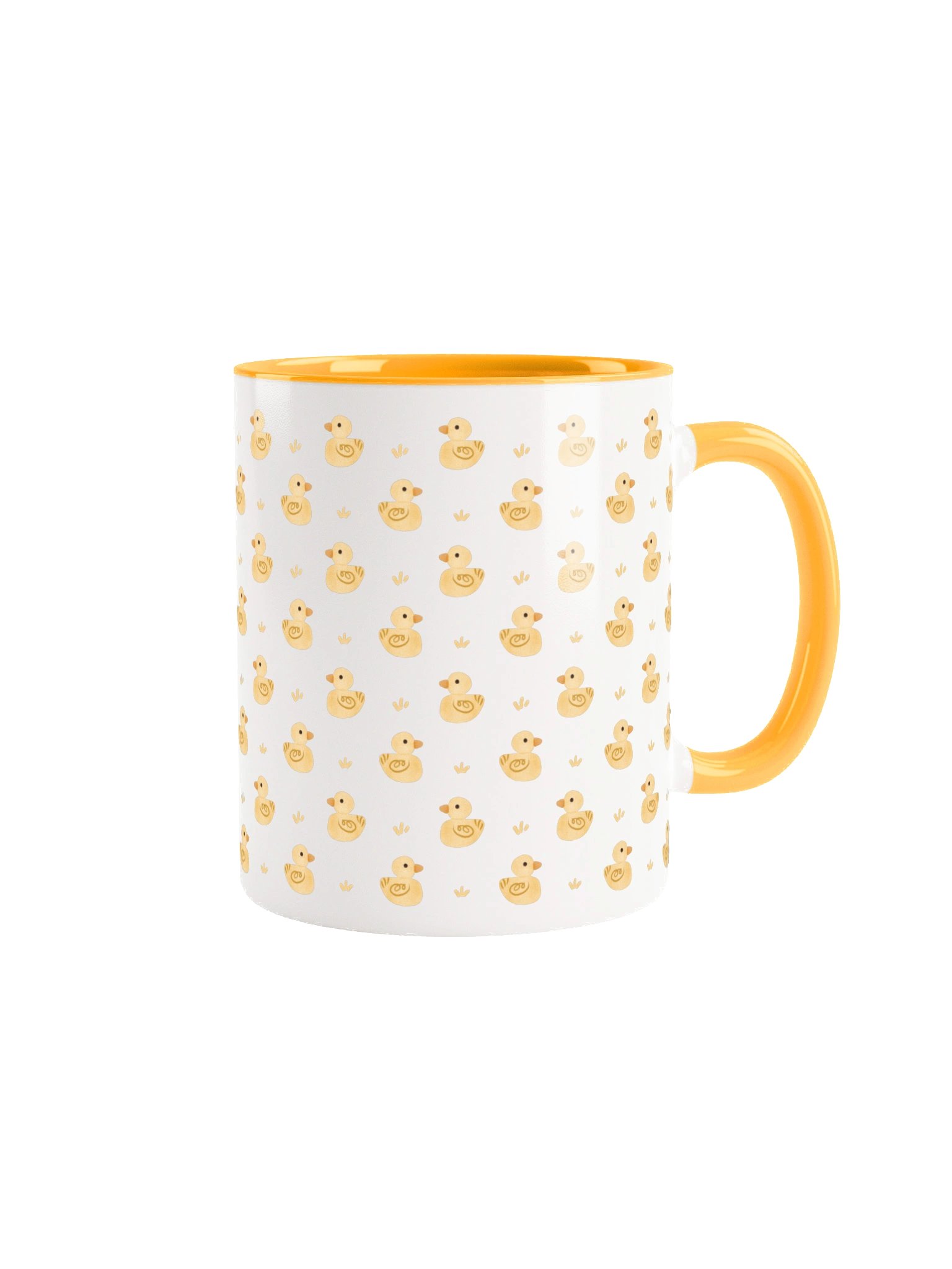 Little Ducky Yellow and White Mug product image (3)