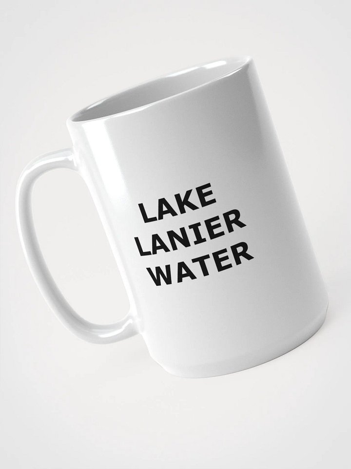 LAKE LANIER WATER MUG BLACK/WHITE product image (1)
