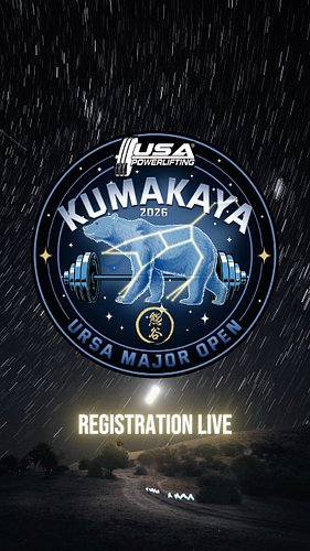 🚨 Official Announcement 🚨 

2026 USA Powerlifting - Kumakaya Ursa Major Open (CA-2026-36)

Registration for the first ever OF...