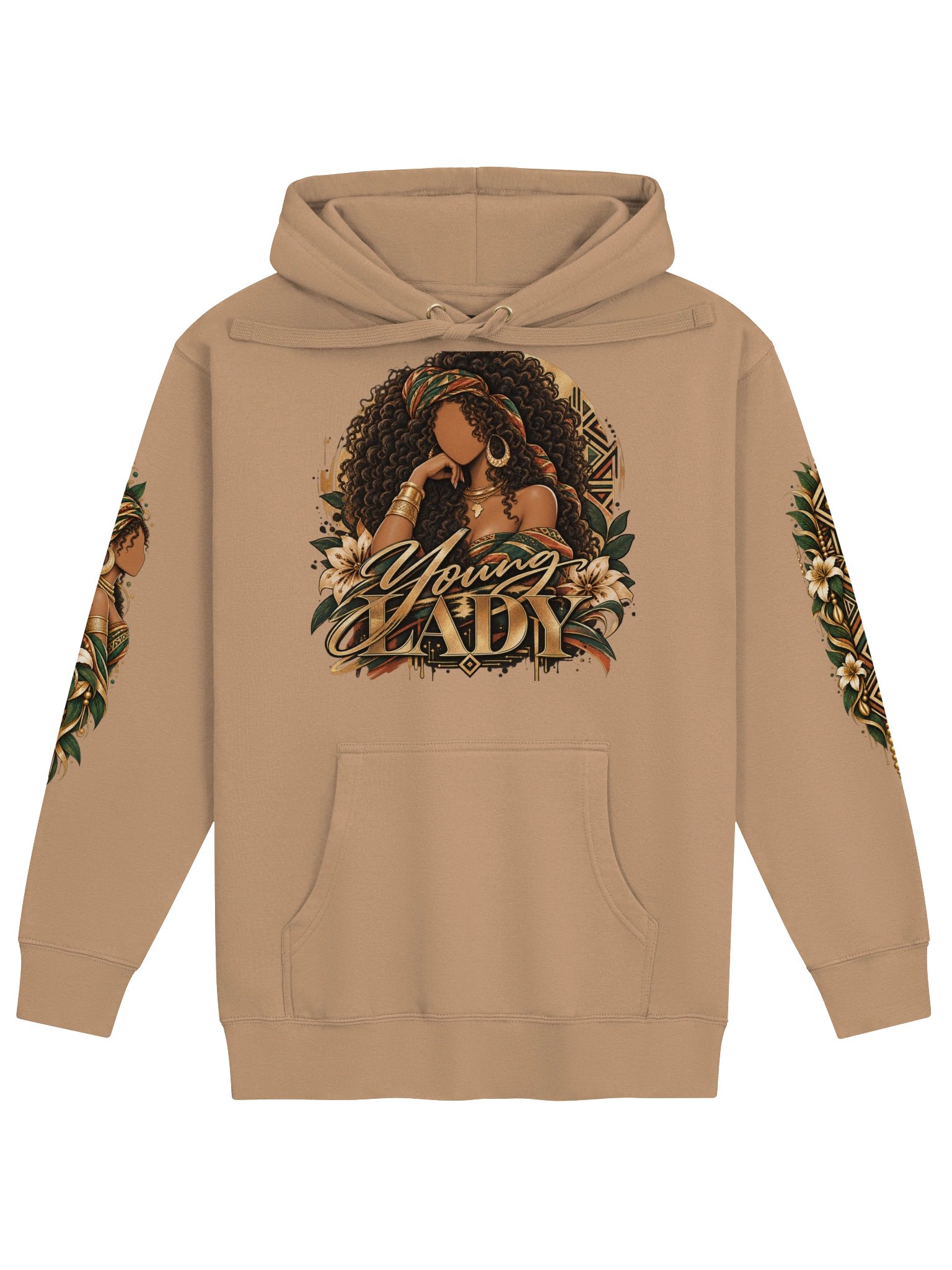 Young Lady Premium Graphic Hoodie product image (1)