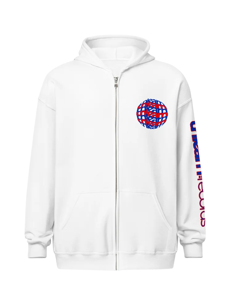 Brain Zip-Up Hoodie: Light product image (8)