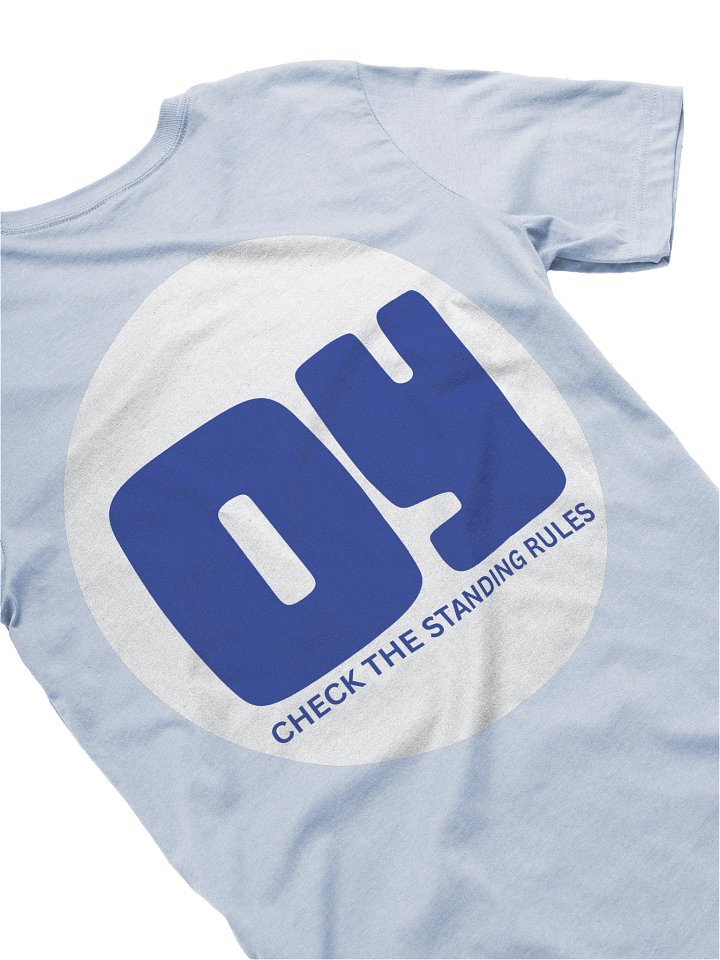 Oy, Check Robert's Rules Fitted T-Shirt product image (1)
