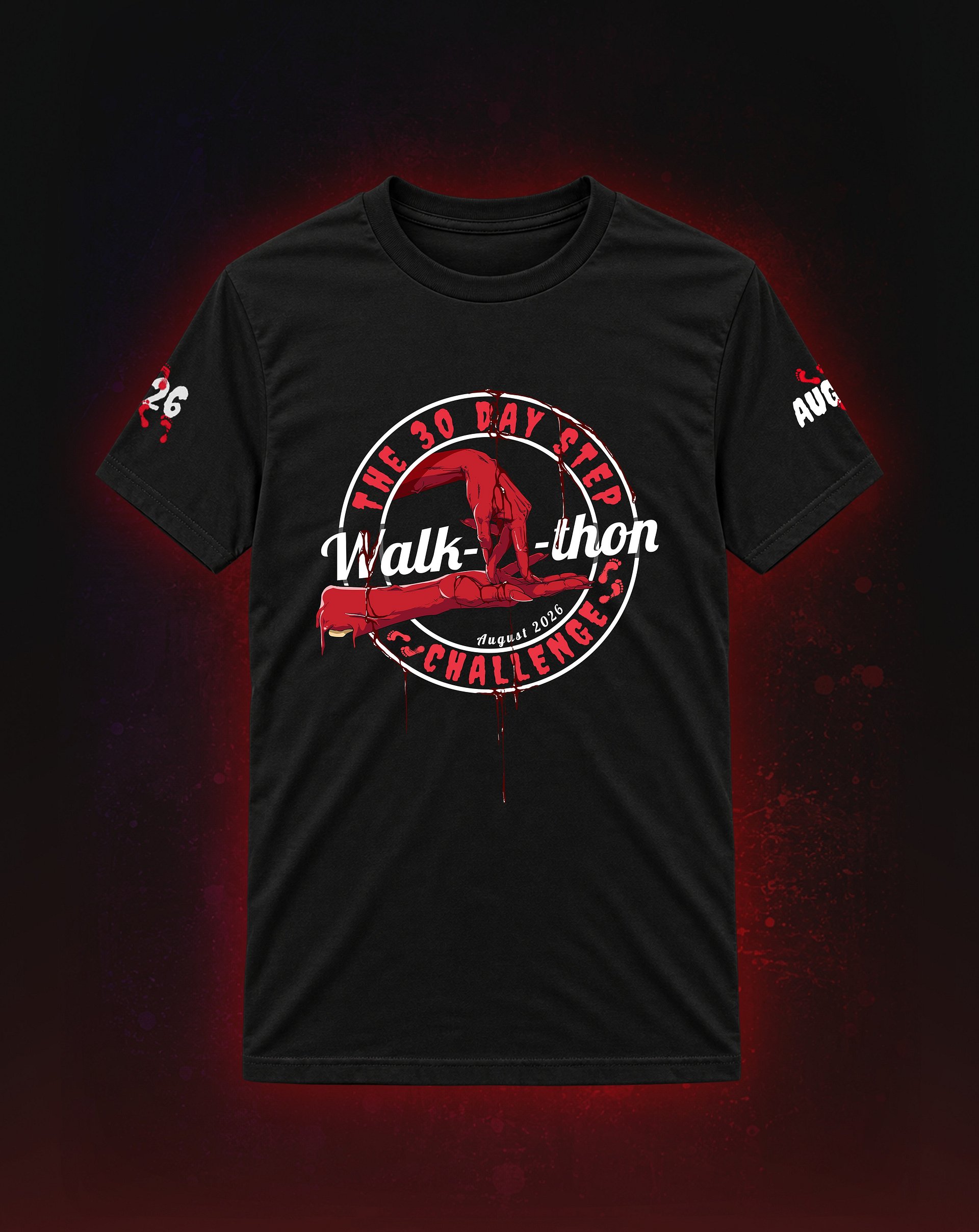 30 Day Step Challenge August 2026 | Commemorative T-Shirt product image (1)