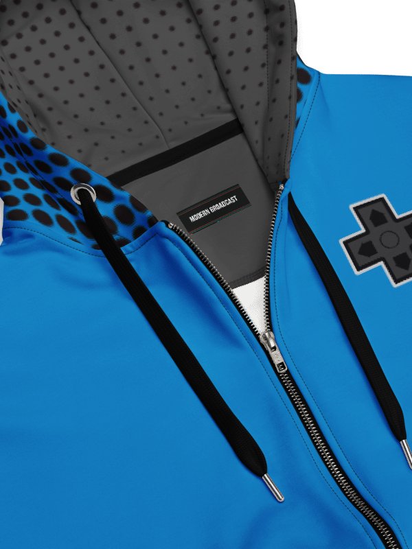 🎮 Retro GamePad Hoodie – Classic Blue Pixel Edition product image (5)
