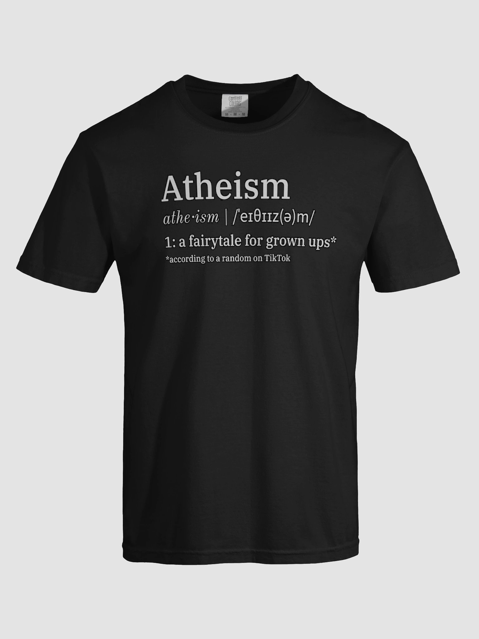 The Atheist Shirt in Black product image (14)