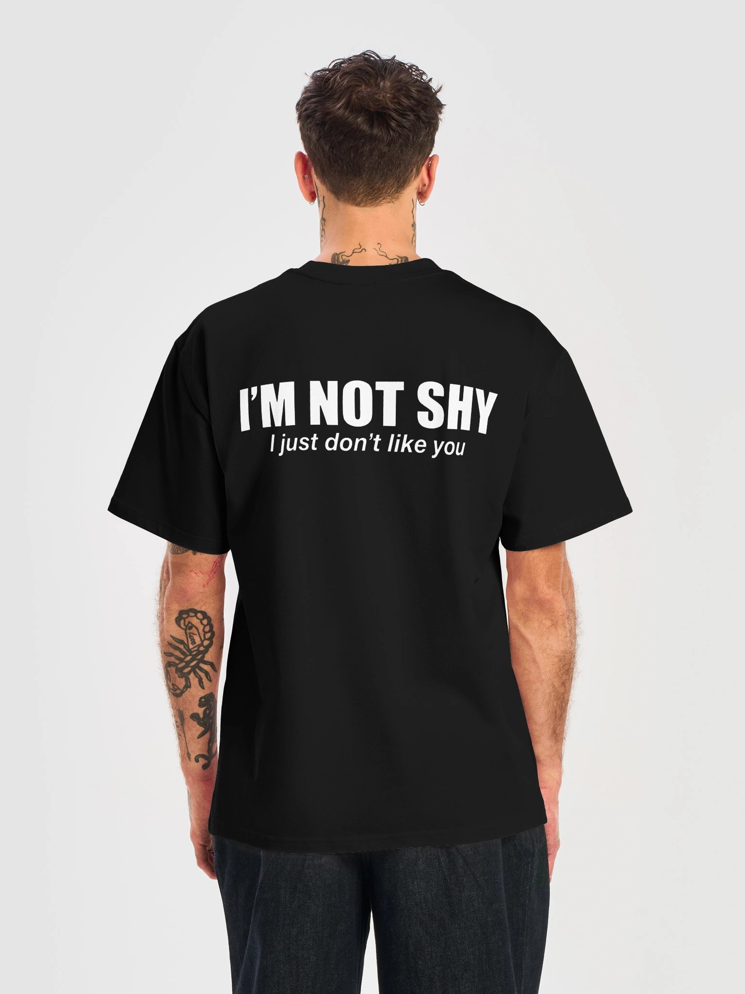 I'M NOT SHY I just don't like you T-Shirt product image (2)
