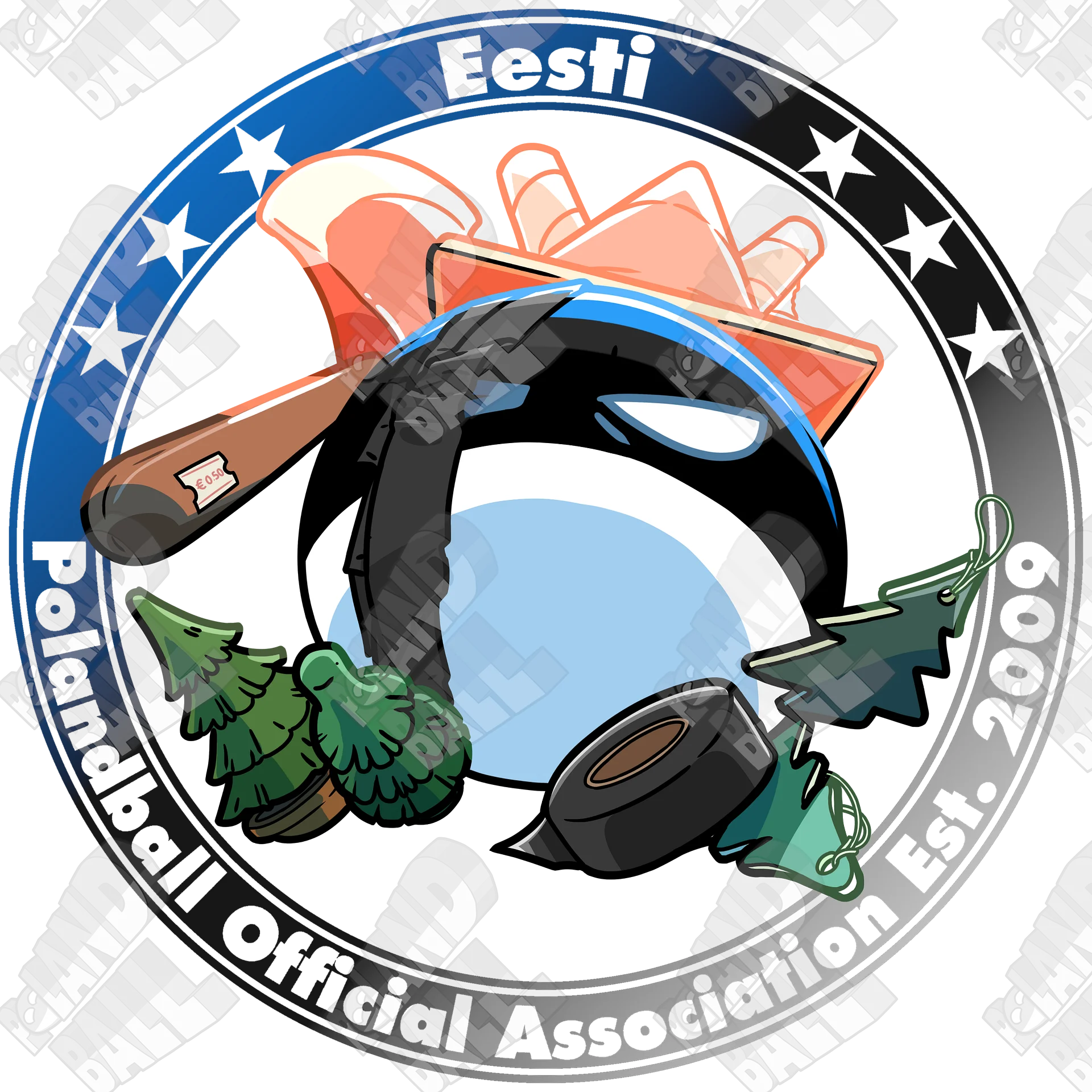 Polandball Official Association T-shirt - Estonia product image (4)