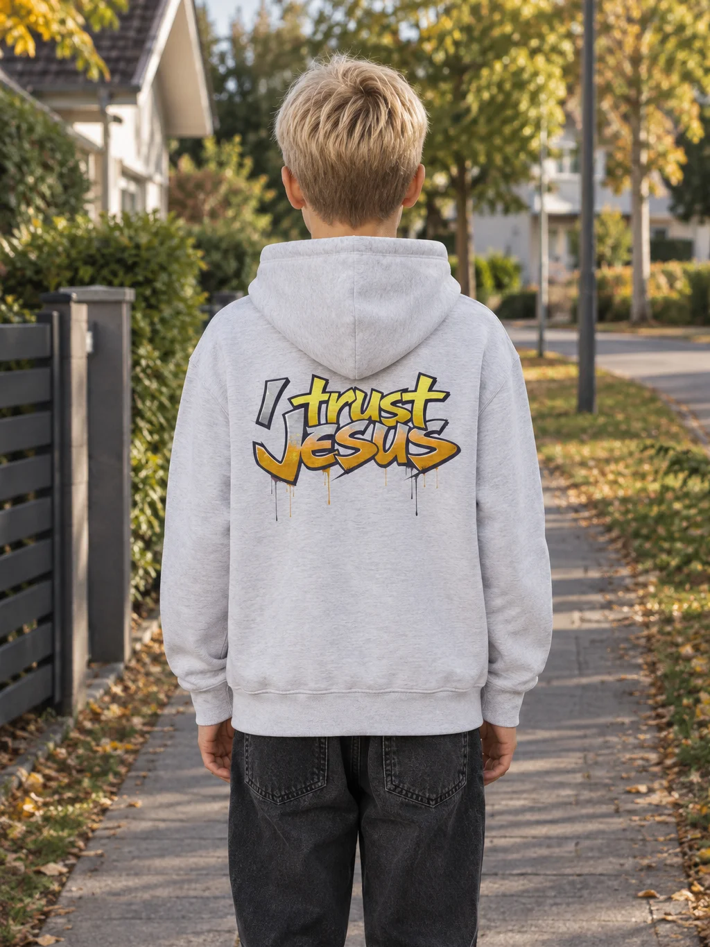 I Trust Jesus Boys Streetwear Hoodie product image (3)