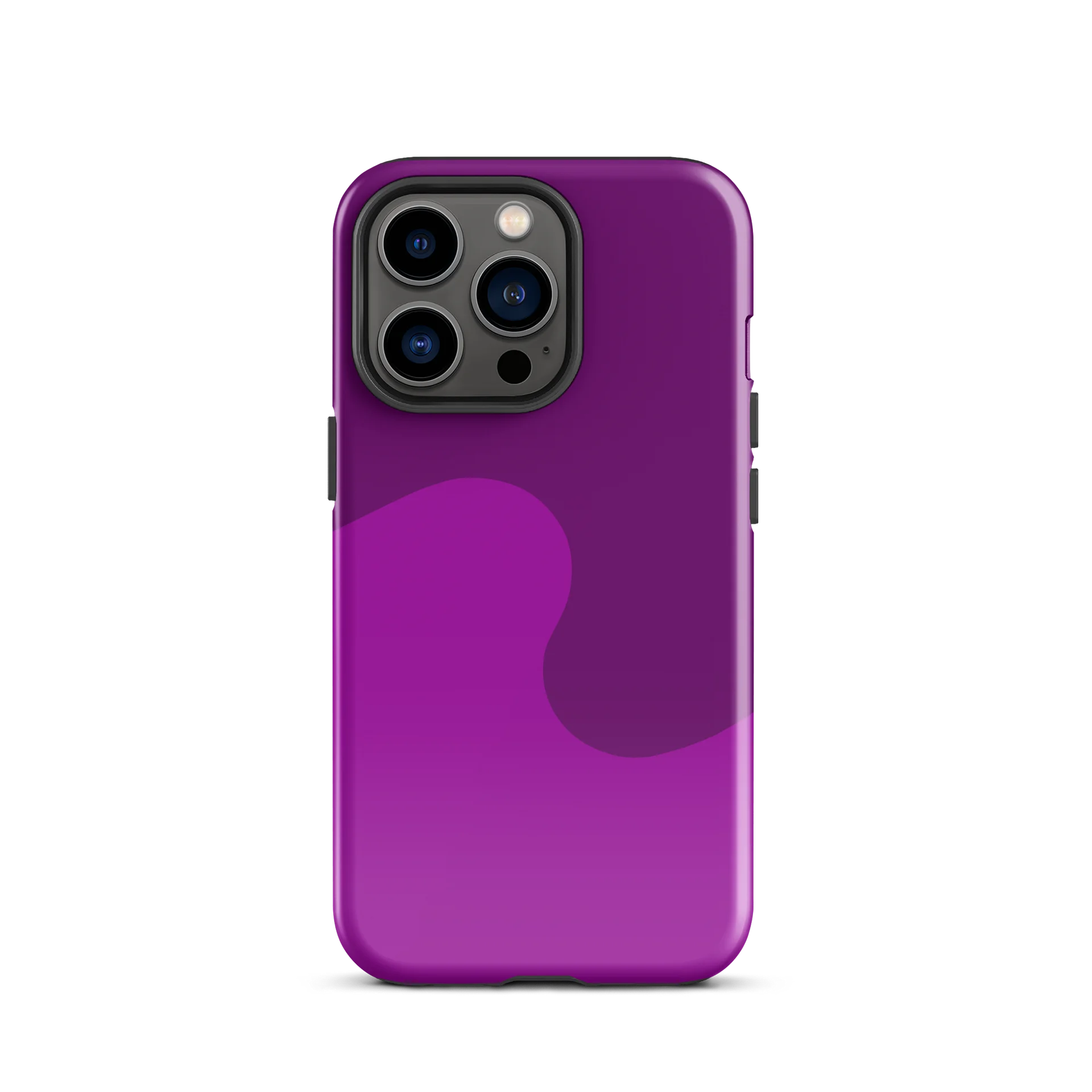 Purple Fume Minimal Wave iPhone Case product image (1)