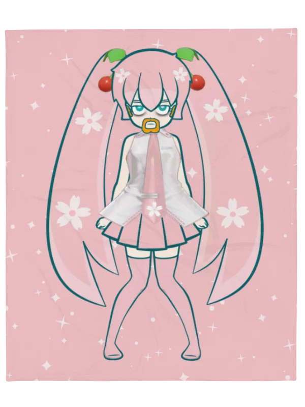 Sakura Hatsune Cuyoya Throw Blanket product image (1)