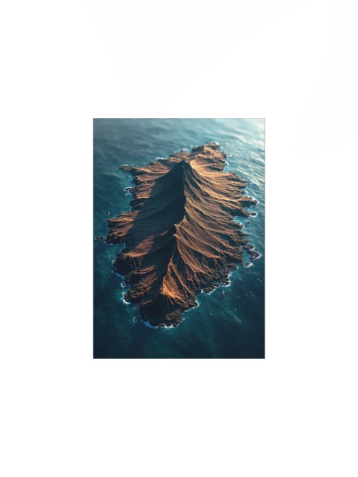 The Canary Islands: 3D Topographical Relief (The Fortunate Isles) product image (4)