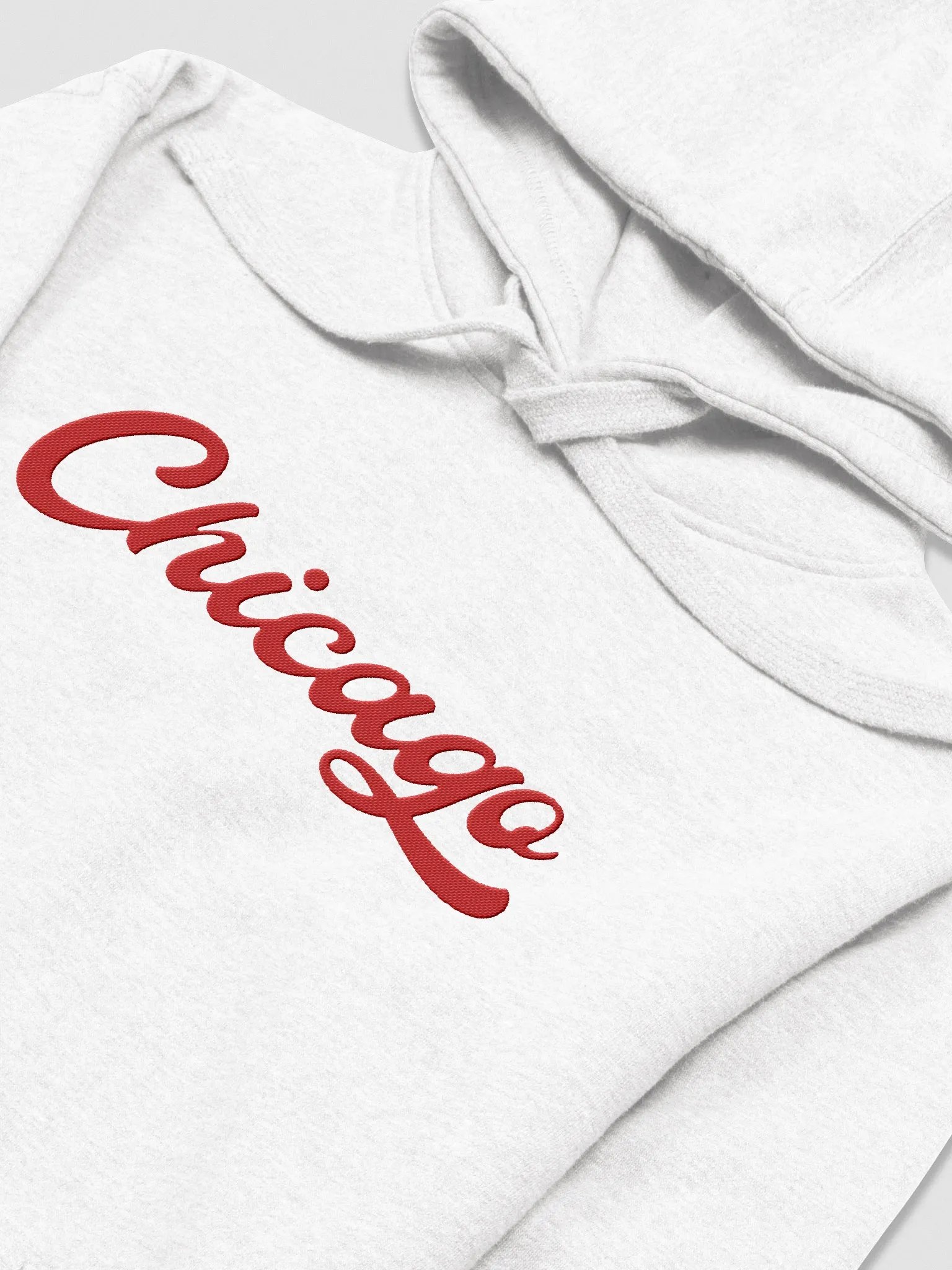 Embroidered Chicago Script Unisex Premium Hoodie product image (2)