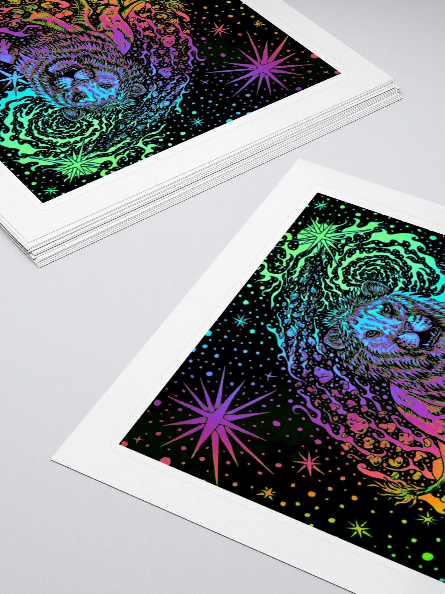 Limited Edition Leo Zodiac Kiss Cut Stickers product image (4)