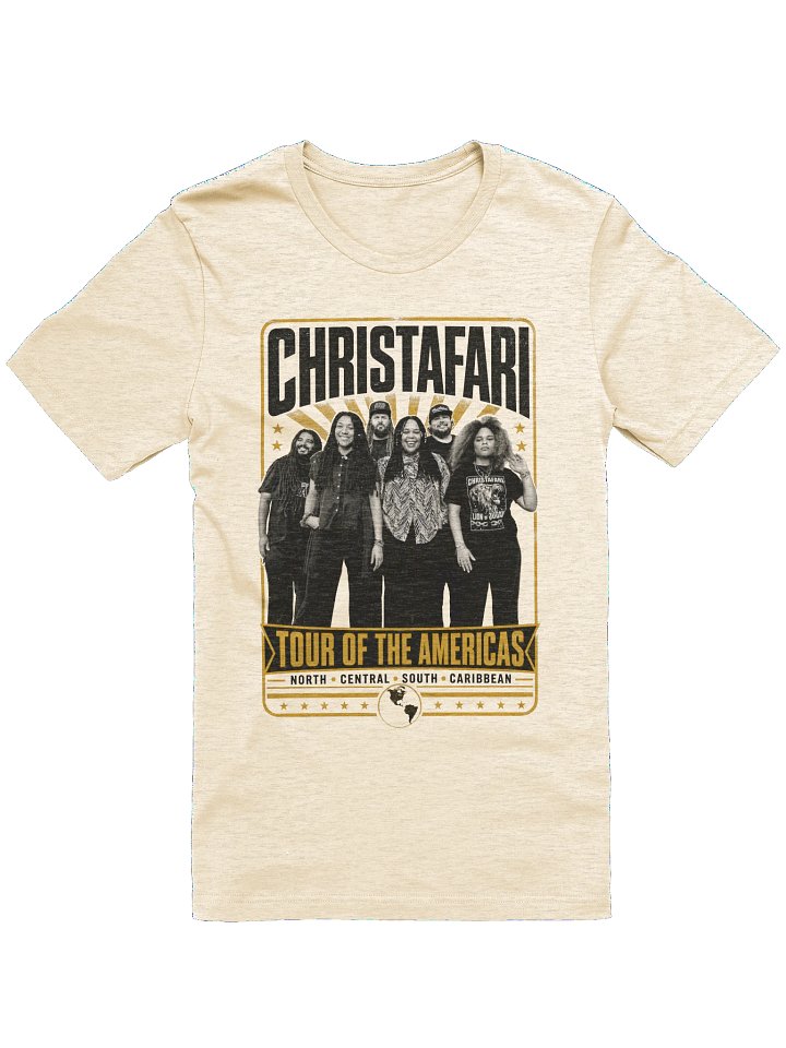 🌎 CHRISTAFARI – TOUR OF THE AMERICAS (FRONT + BACK TEE) product image (1)