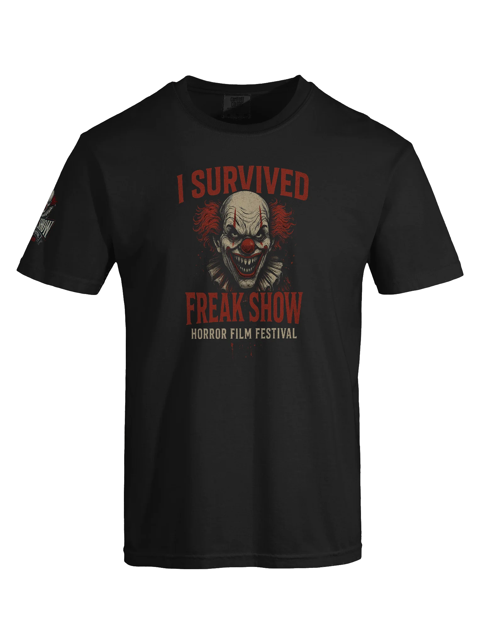 Freak Show Horror Festival Clown T-Shirt product image (7)