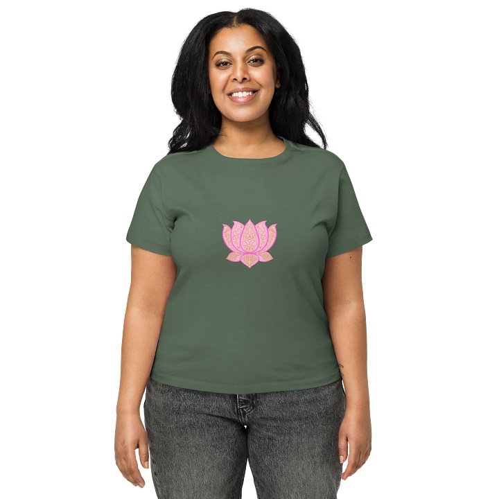 Lotus Bloom Gold Pattern Women's Tee product image (1)