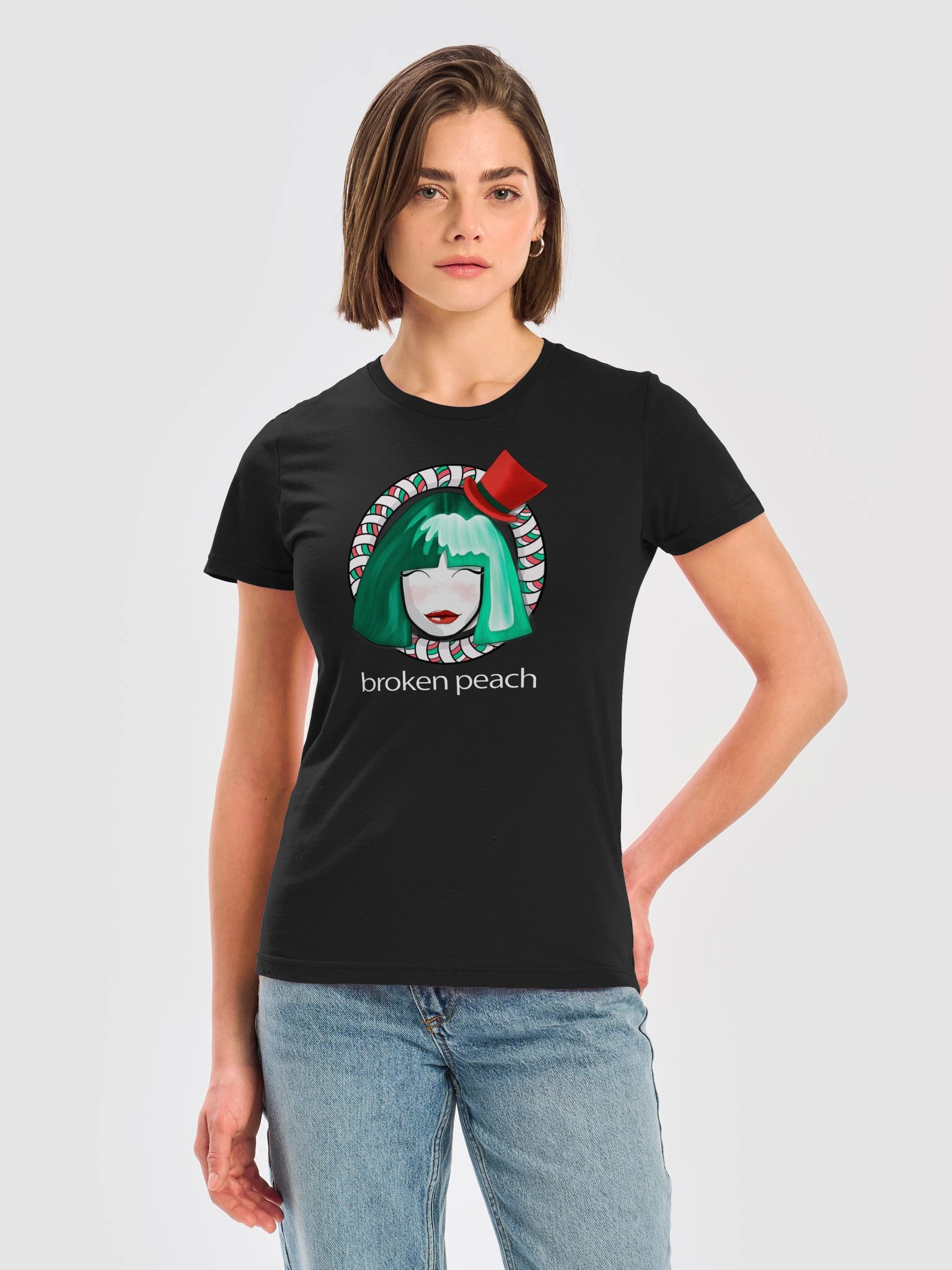 Broken Peach – Women's Christmas Special Edition T-Shirt product image (9)