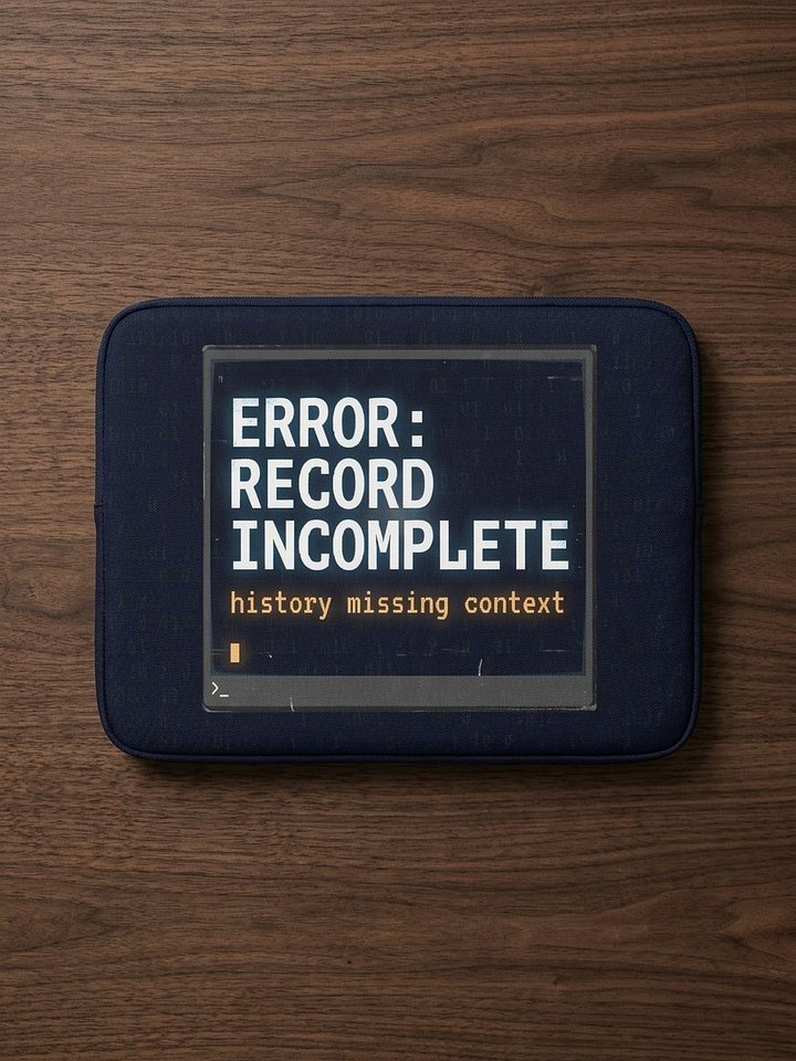 ERROR: RECORD INCOMPLETE Laptop Sleeve product image (1)