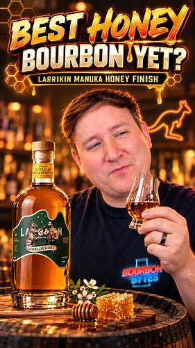 This might be the best honey finished bourbon I've had. Period. 🍯🥃

The Larrikin Manuka Honey Finish doesn't just taste like ...