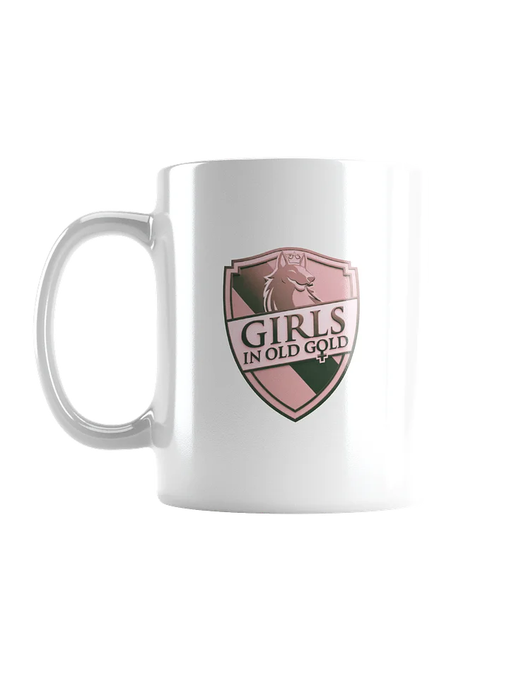 Girls in Old Gold Pink Logo Mug product image (3)