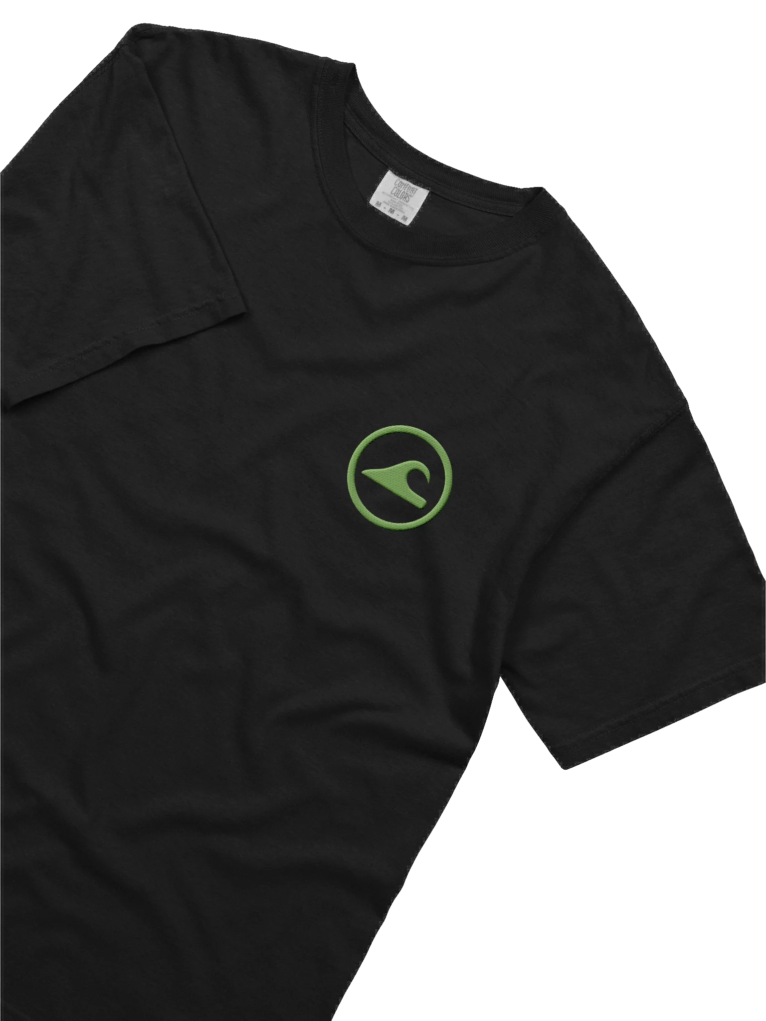 Embroidered Wave Rider Comfort Colors Garment-Dyed Heavyweight T-Shirt (Aurora Green) product image (5)