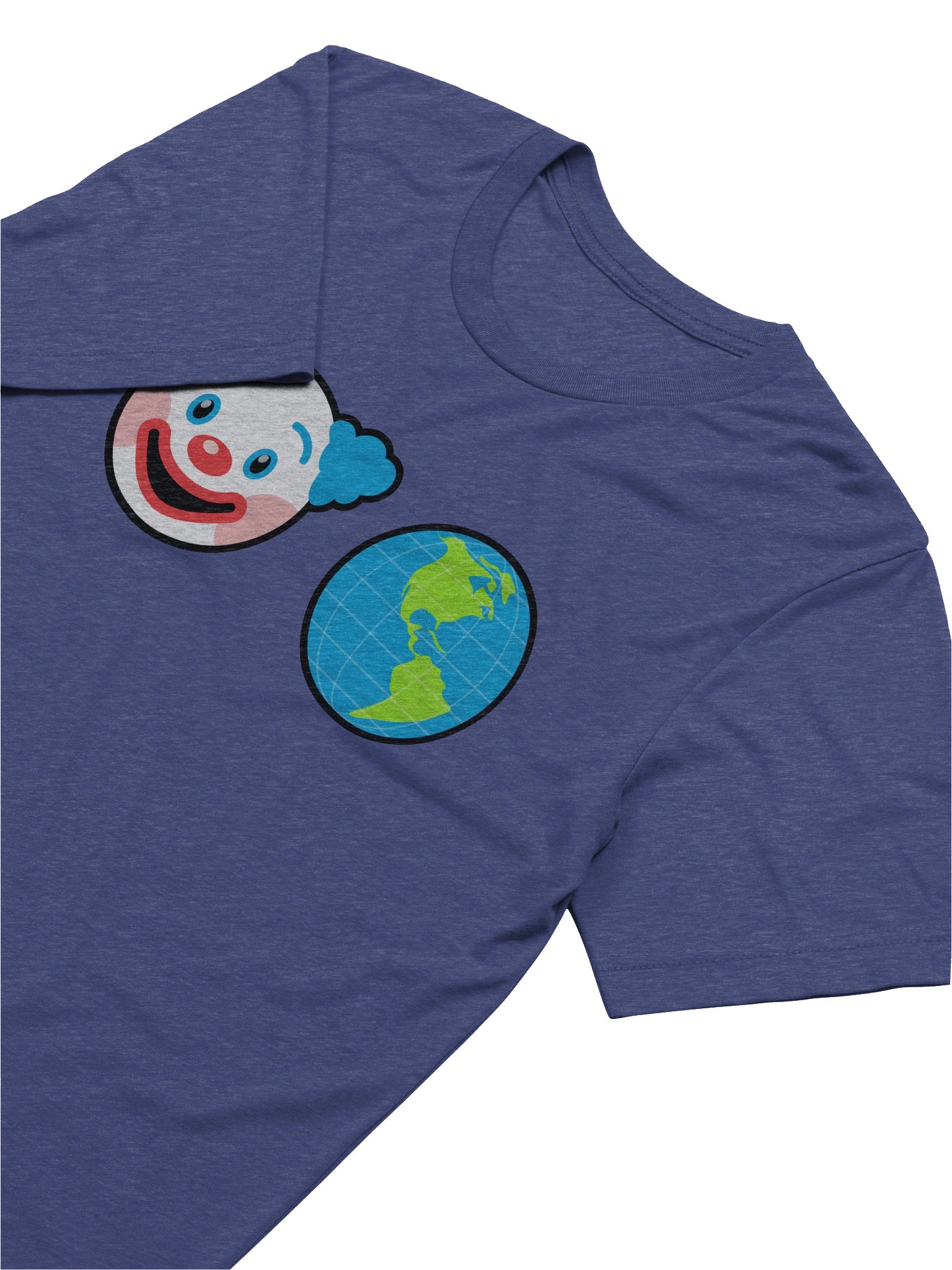 CLOWN WORLD! (triblend shirt) product image (6)