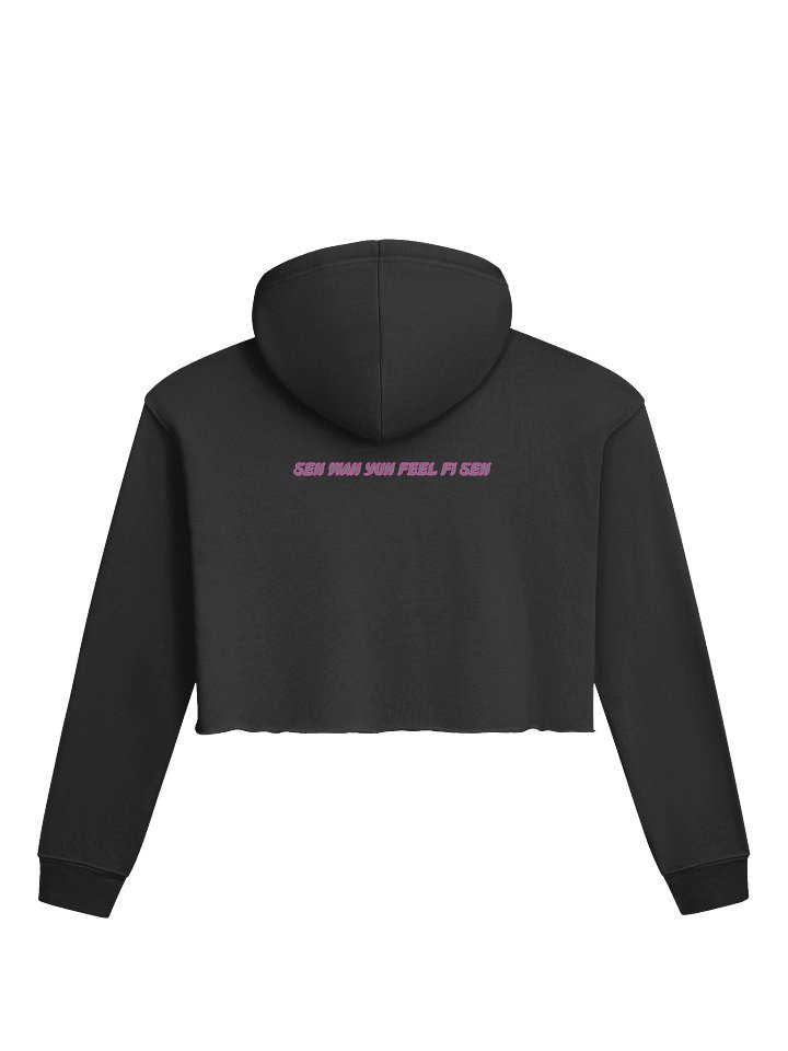 KS Burst Black Crop Hoodie product image (2)