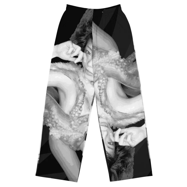 Asian Octopus | All-Over Print Unisex Wide-Leg Pants product image (1)