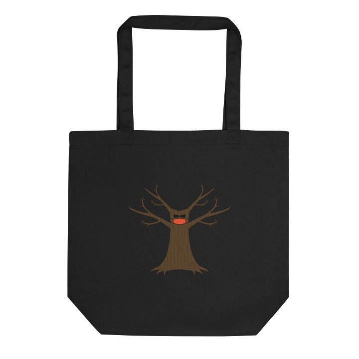 Spooky Tree Wearing A Face Mask Tote Bag product image (1)