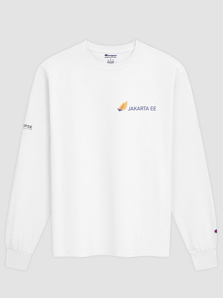 Jakarta EE White Long-Sleeve Tee product image (1)