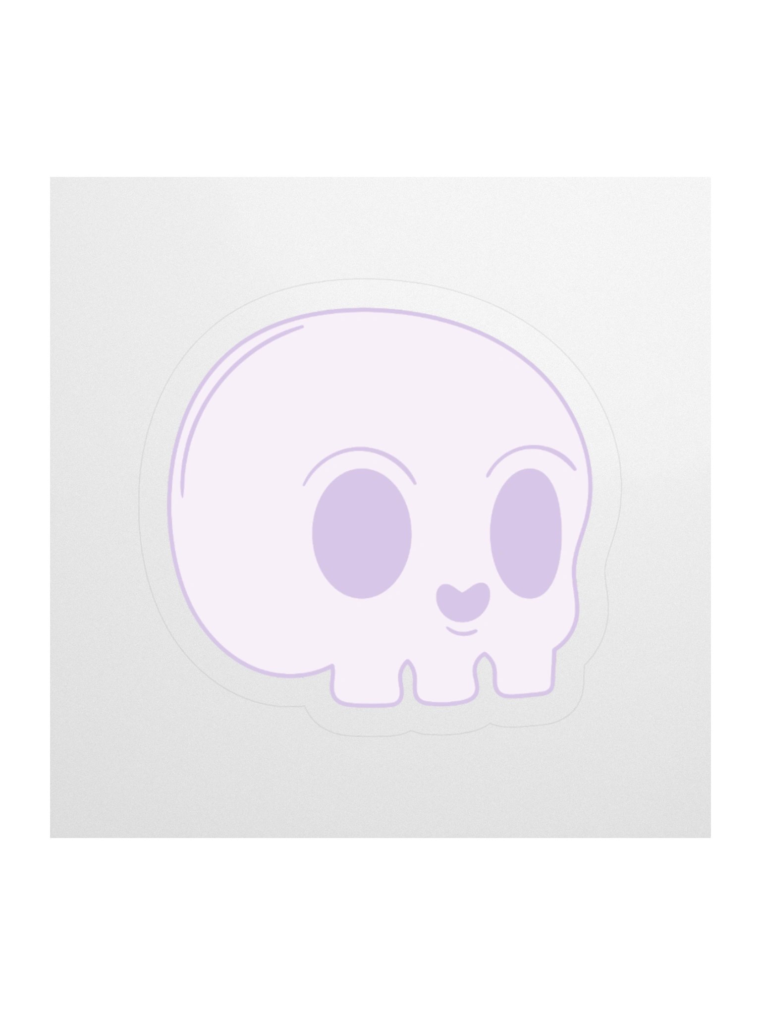 Queer Stoic Skull Sticker product image (2)
