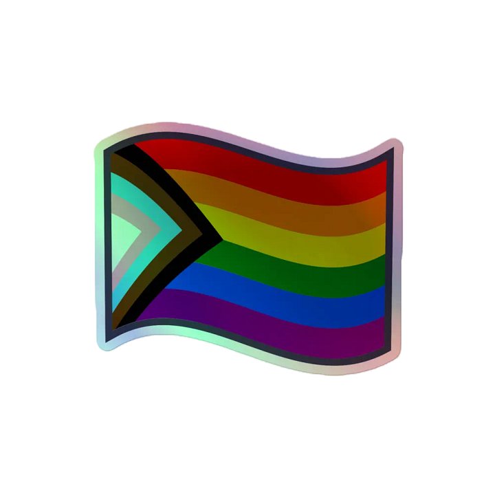 Chevron Pride Holographic Sticker Set product image (2)