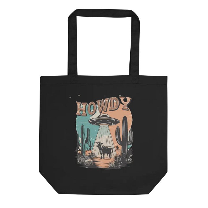 "Howdy-UFO" Black Bag product image (1)