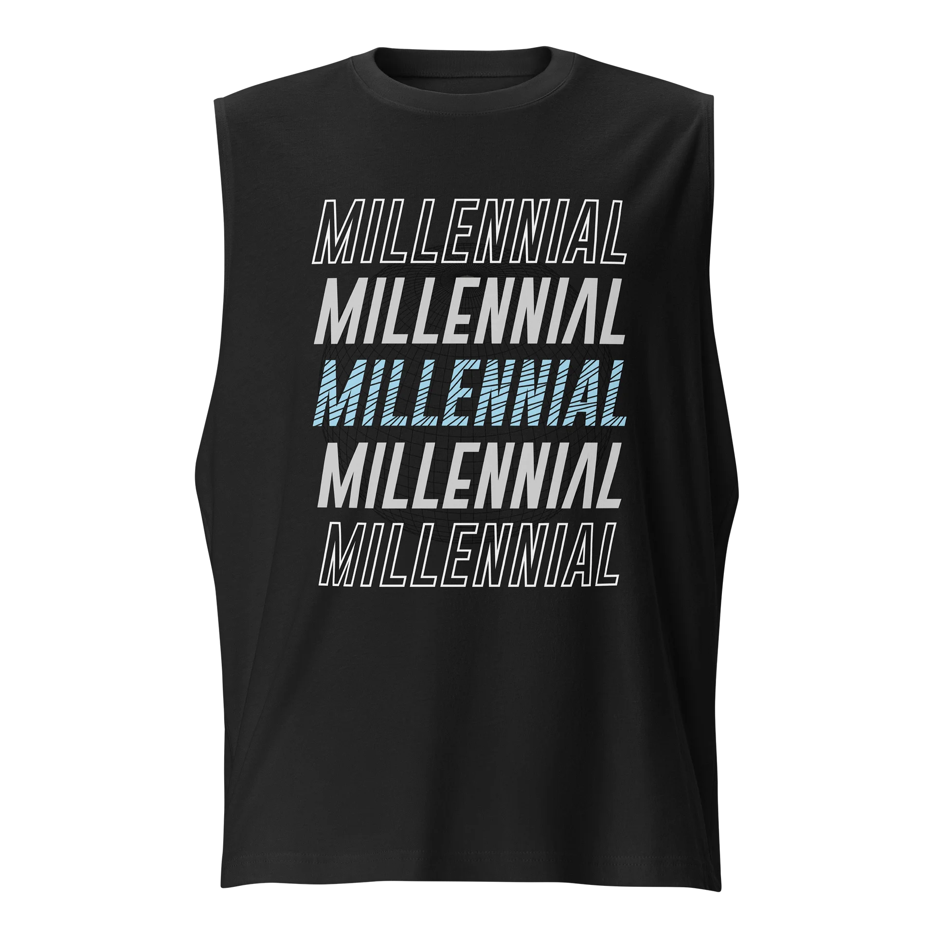 MILLENNIAL REPEAT MEN'S TANK product image (1)