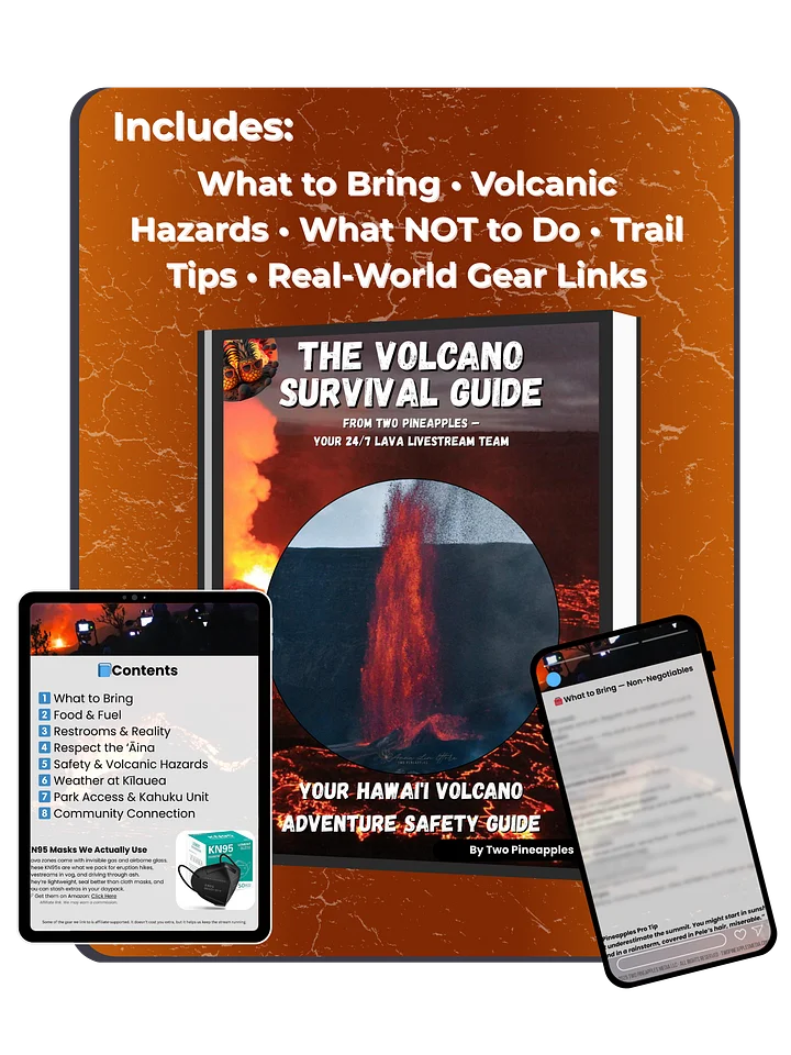 Your Hawaii Volcano Adventure Safety Guide. product image (1)