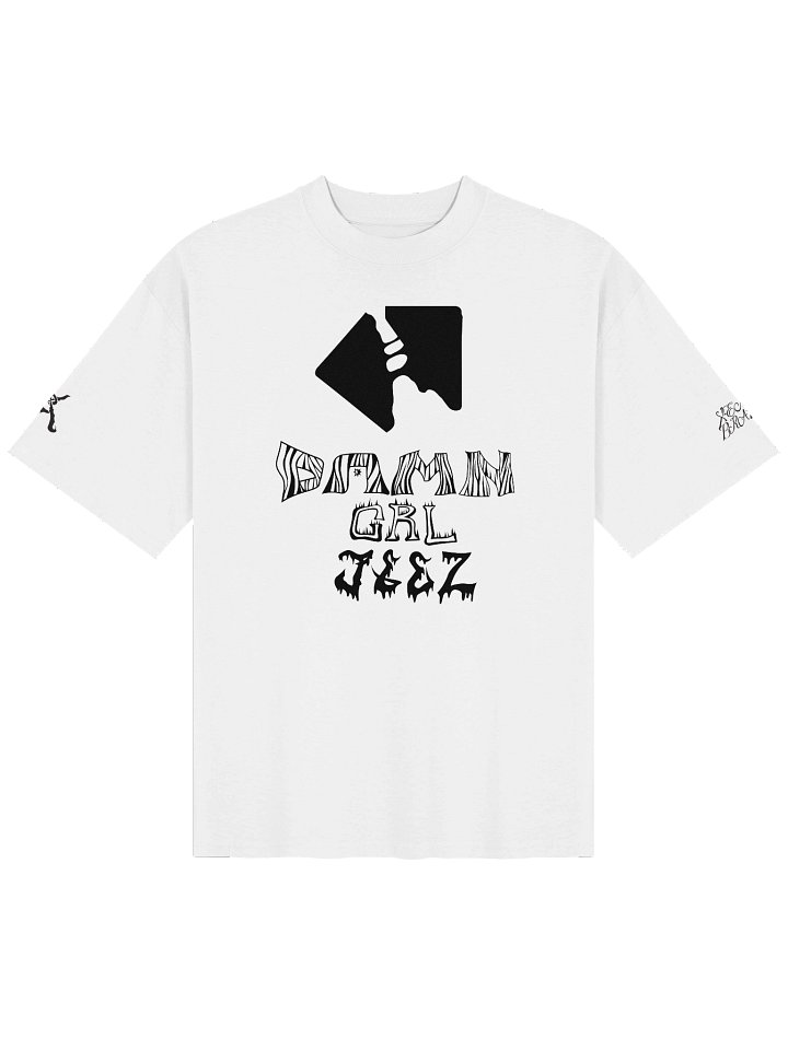 DAMN GRL JEEZ Xenon Braun Tee product image (1)