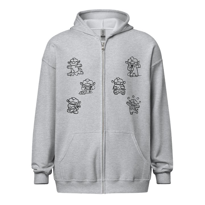 You Can MOO Anything Zip-Up (big print) product image (1)