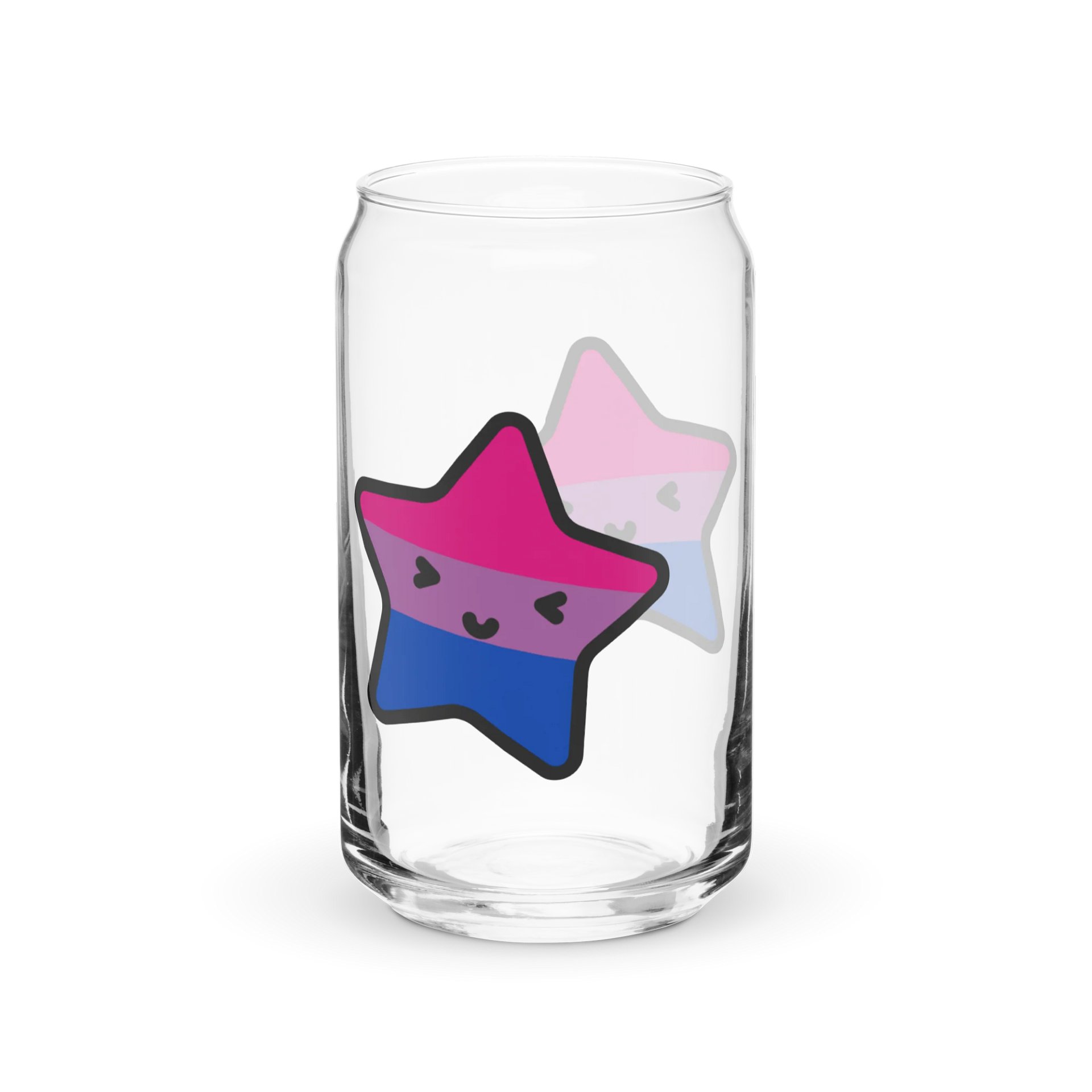 Can-shaped Lucy Bi Pride glass product image (4)