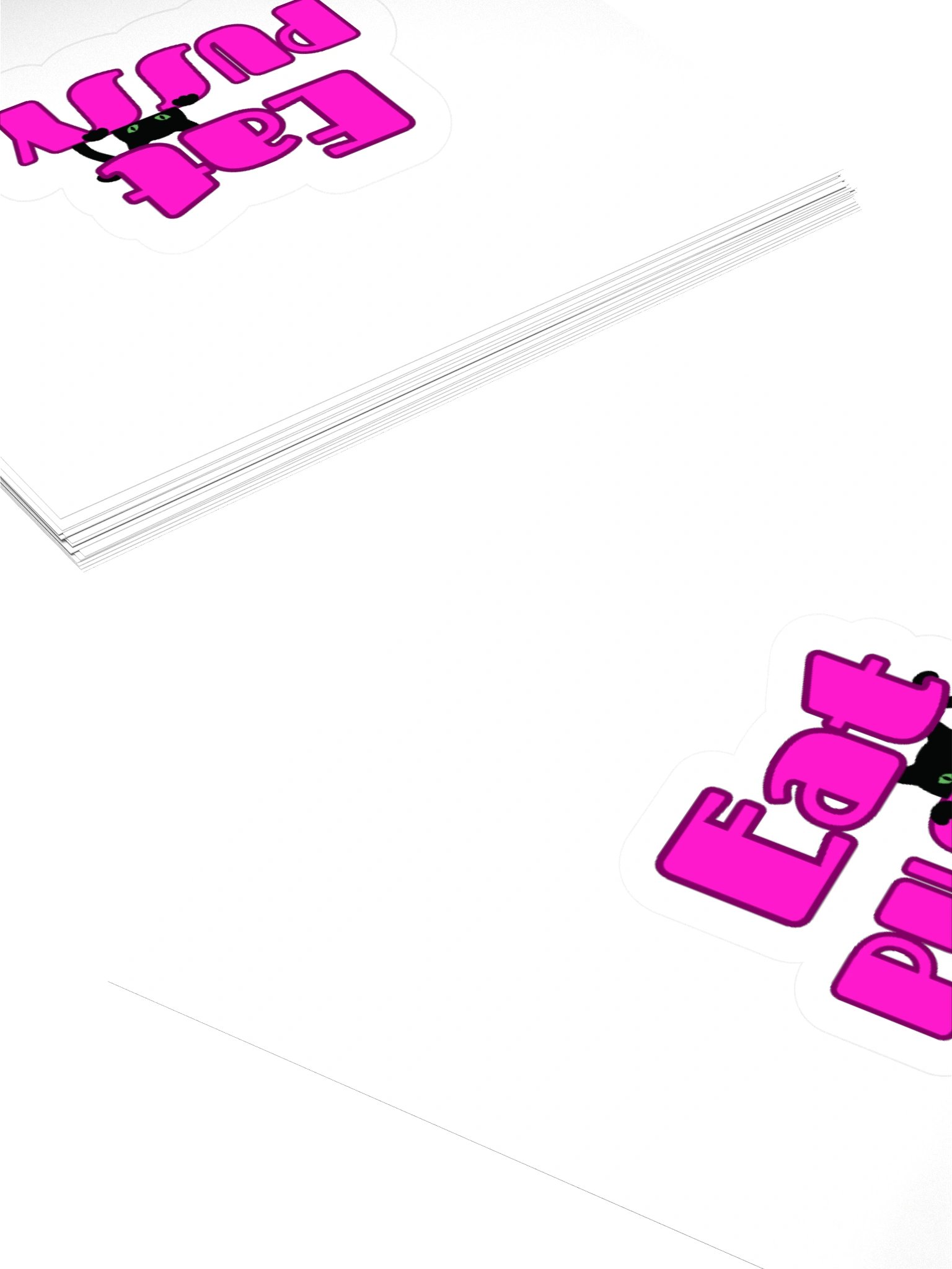 Eat P*ssy Kisscut Sticker product image (4)
