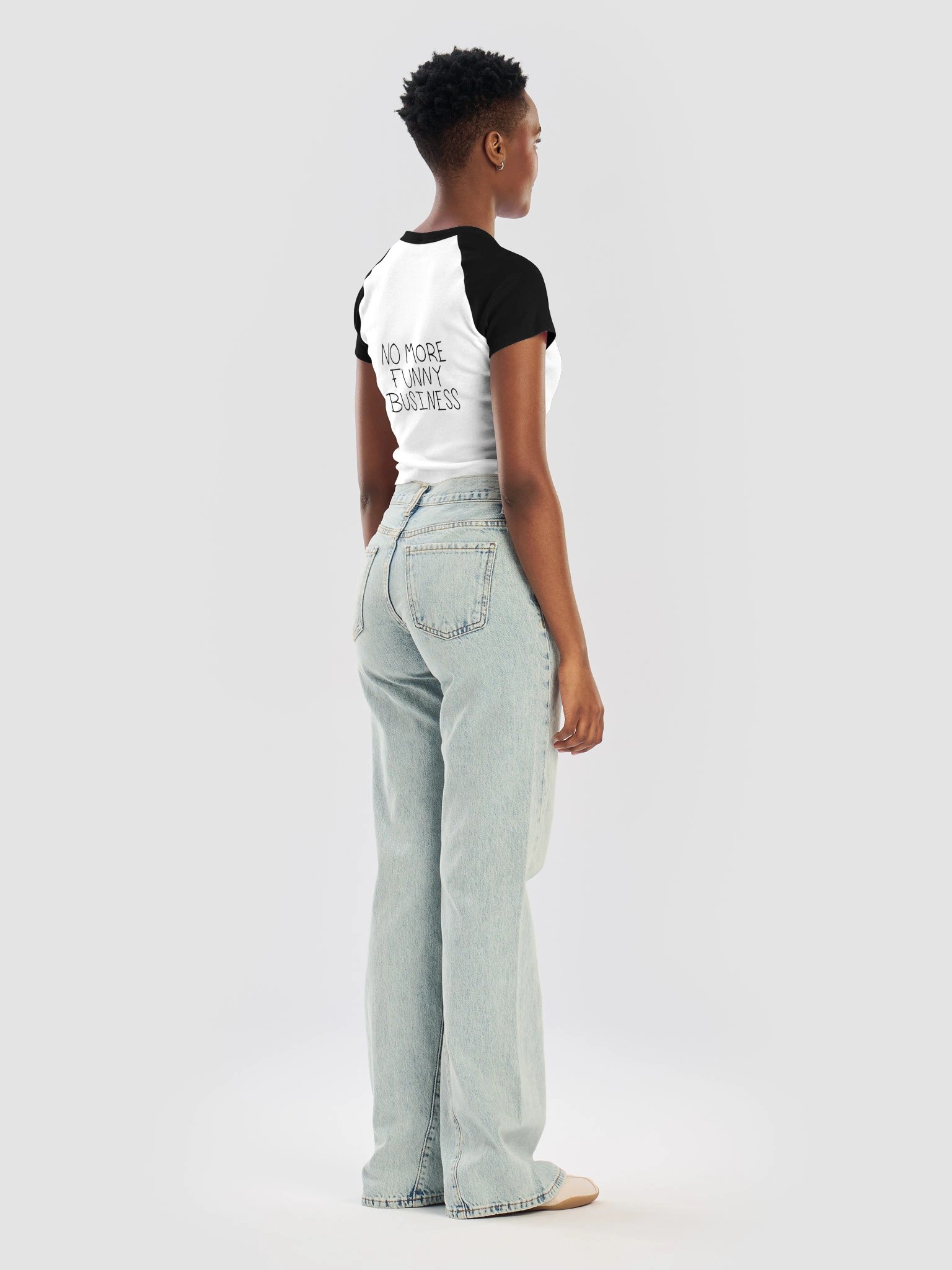 No More Funny Business - Ringer Tee product image (6)