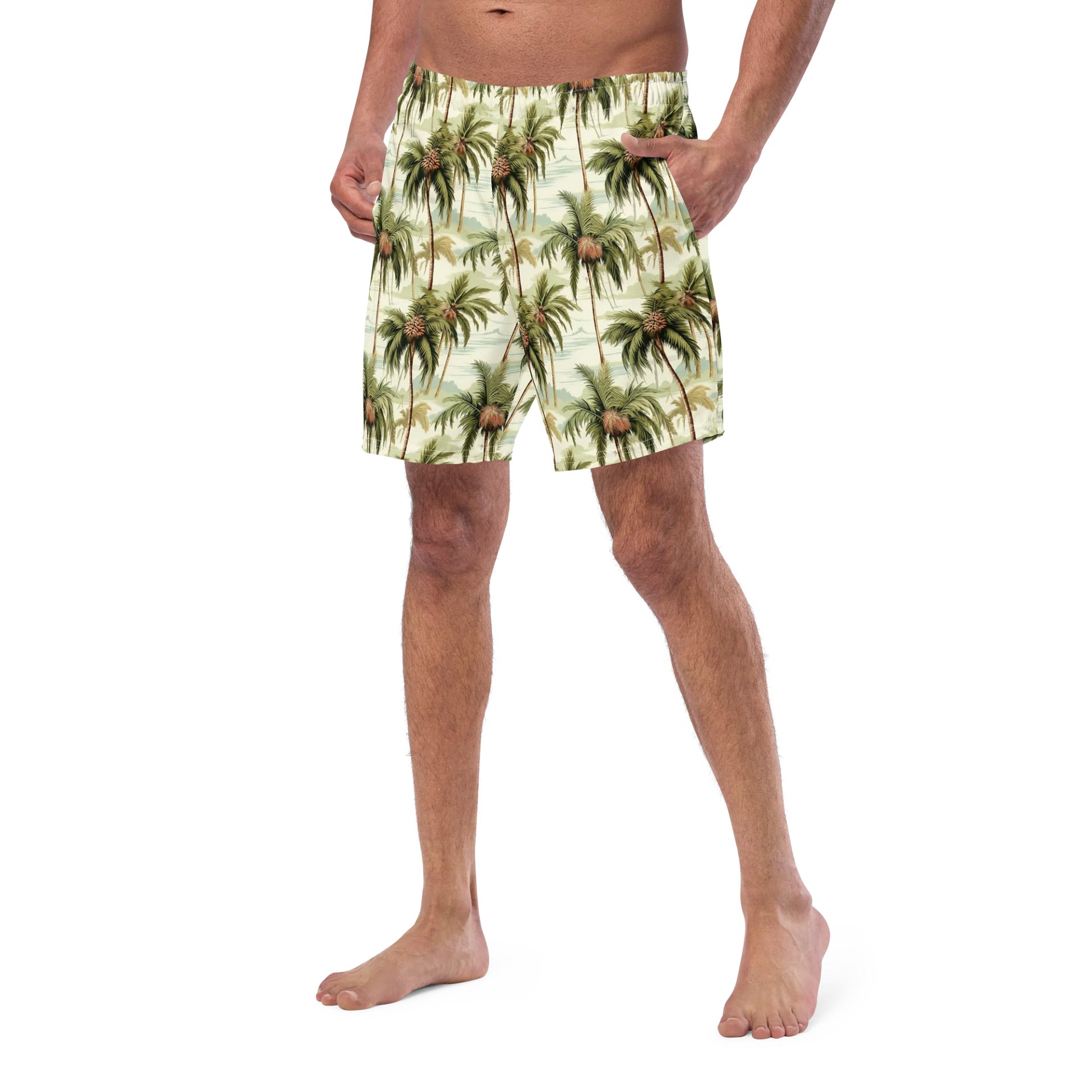 Vintage Caribbean Tropical Swim Trunks product image (3)