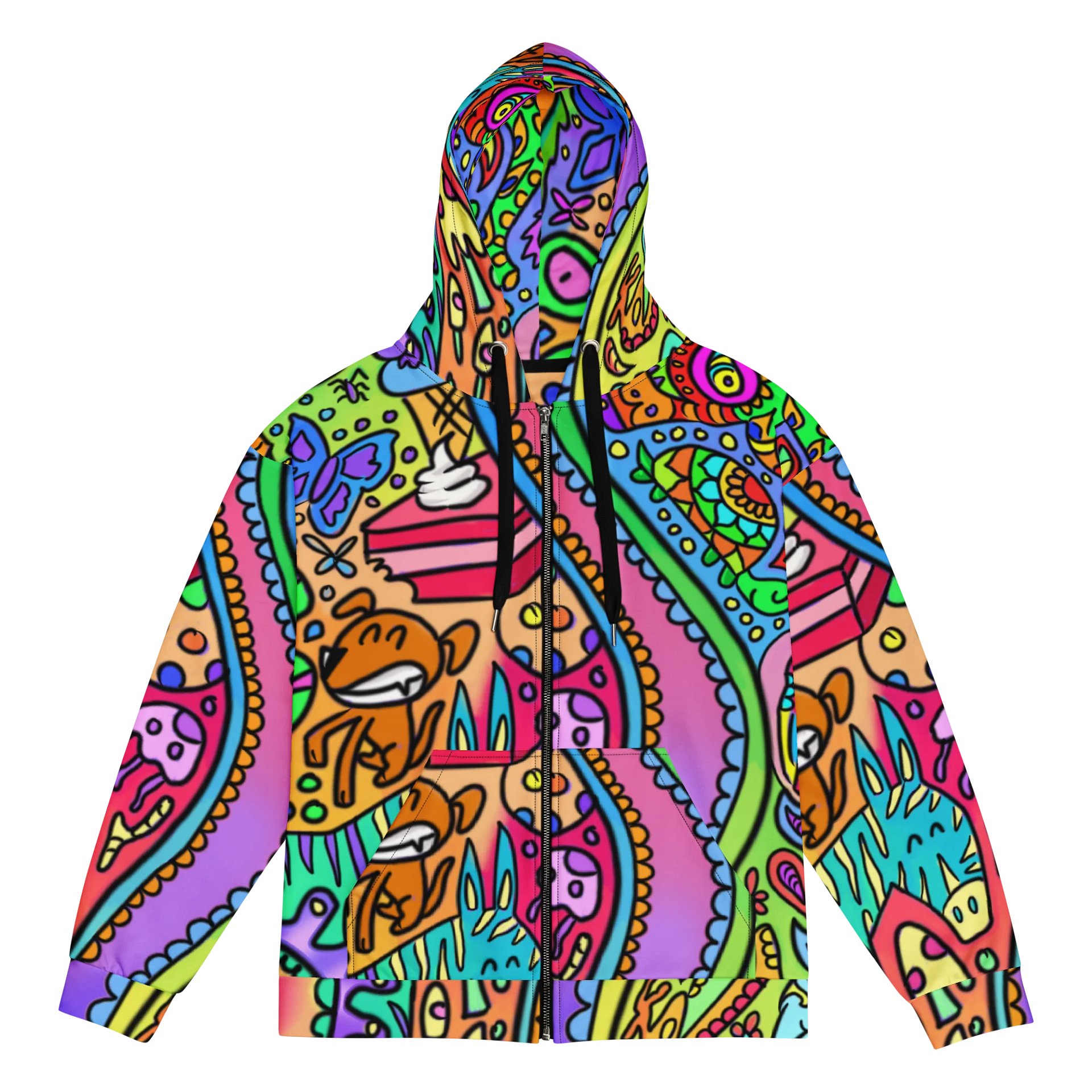 Trippy Zipper Hoodie product image (1)