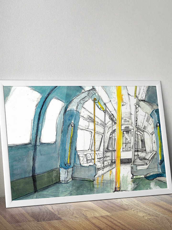 London Underground Jubilee line - A3 Print product image (1)