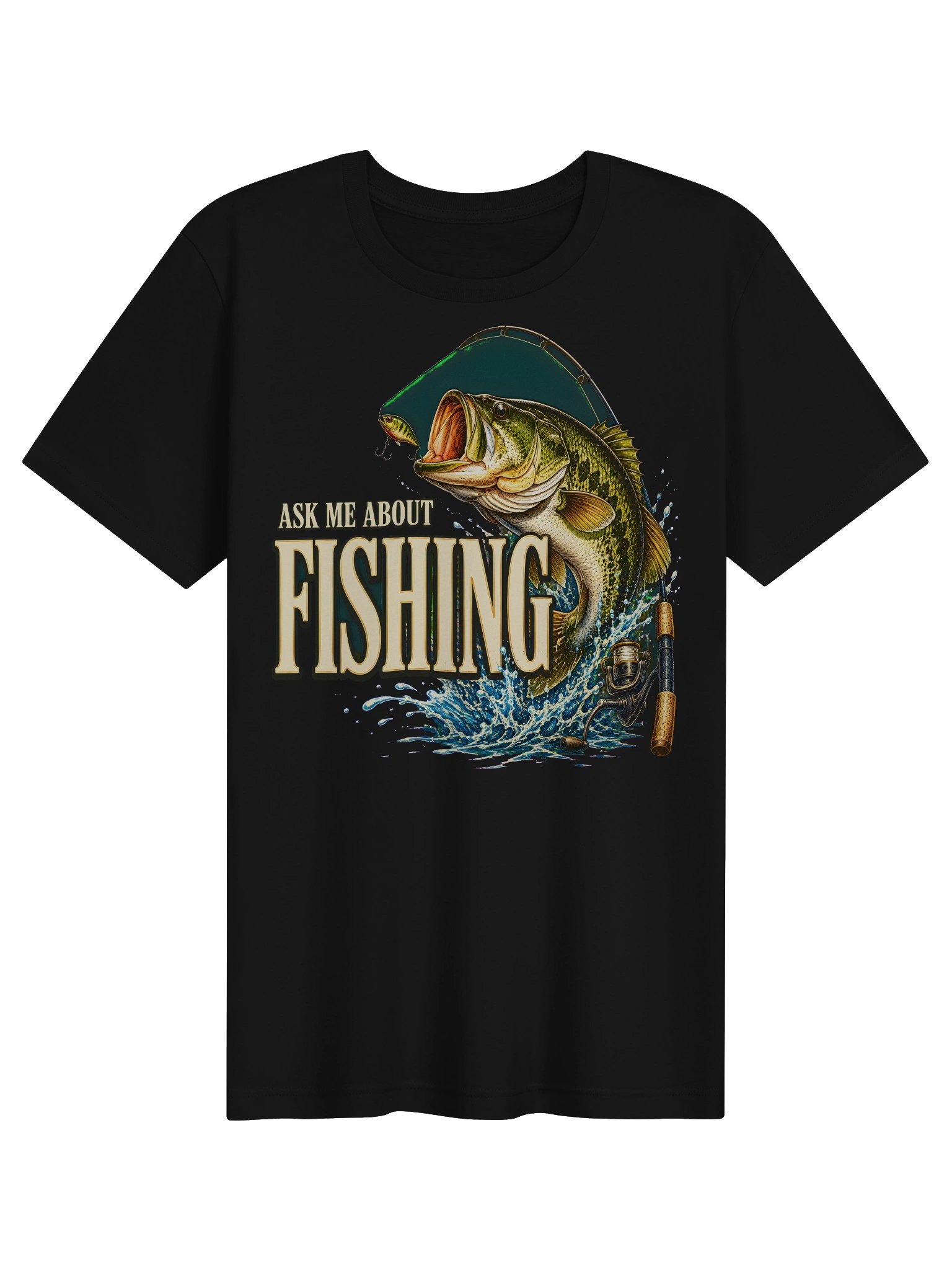 Ask Me About Fishing Tee product image (1)