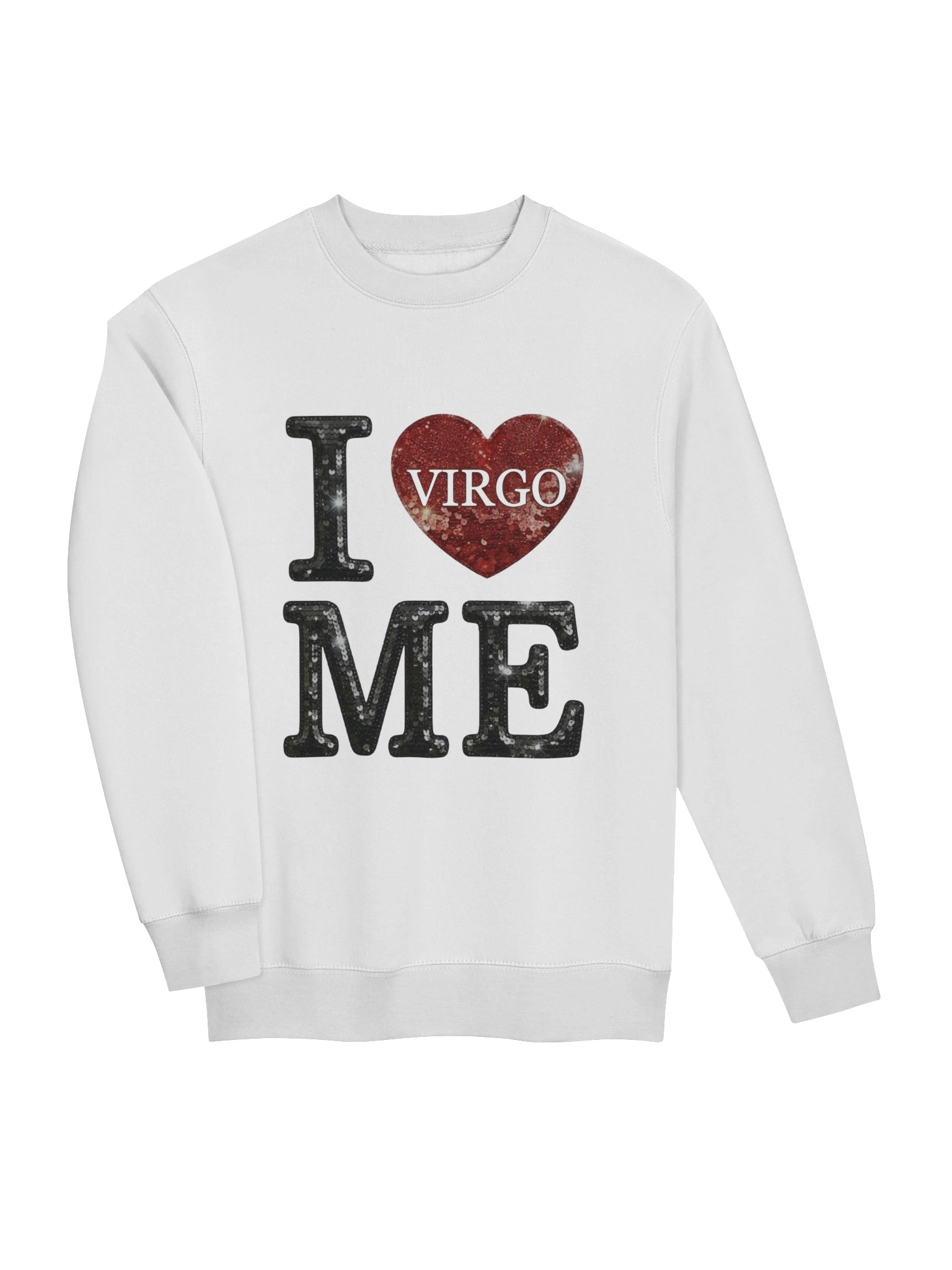 Sequin Virgo Love Crewneck Sweatshirt product image (3)