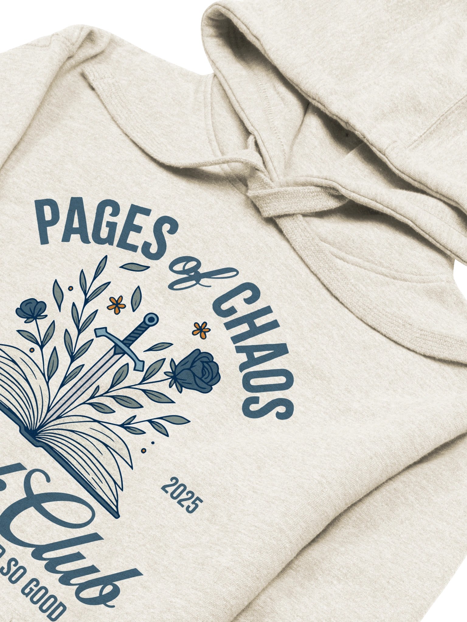 Pages of Chaos Book Club Hoodie (Light) product image (3)