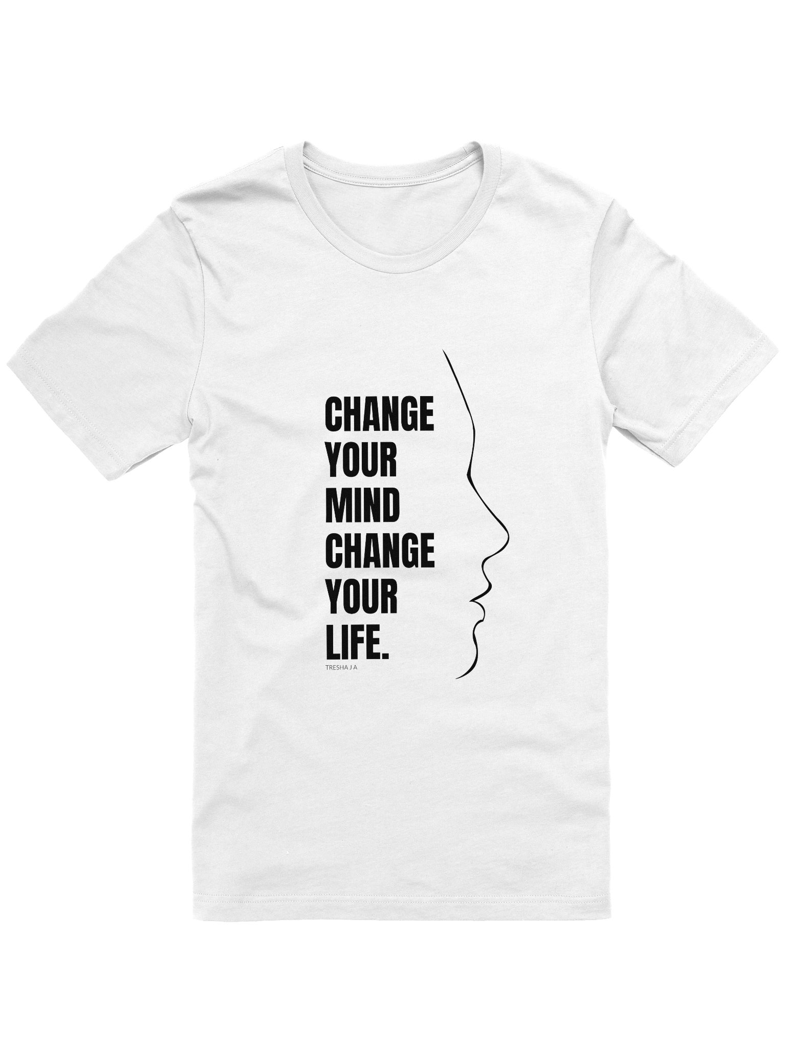 Change Mindset Tee - White product image (1)