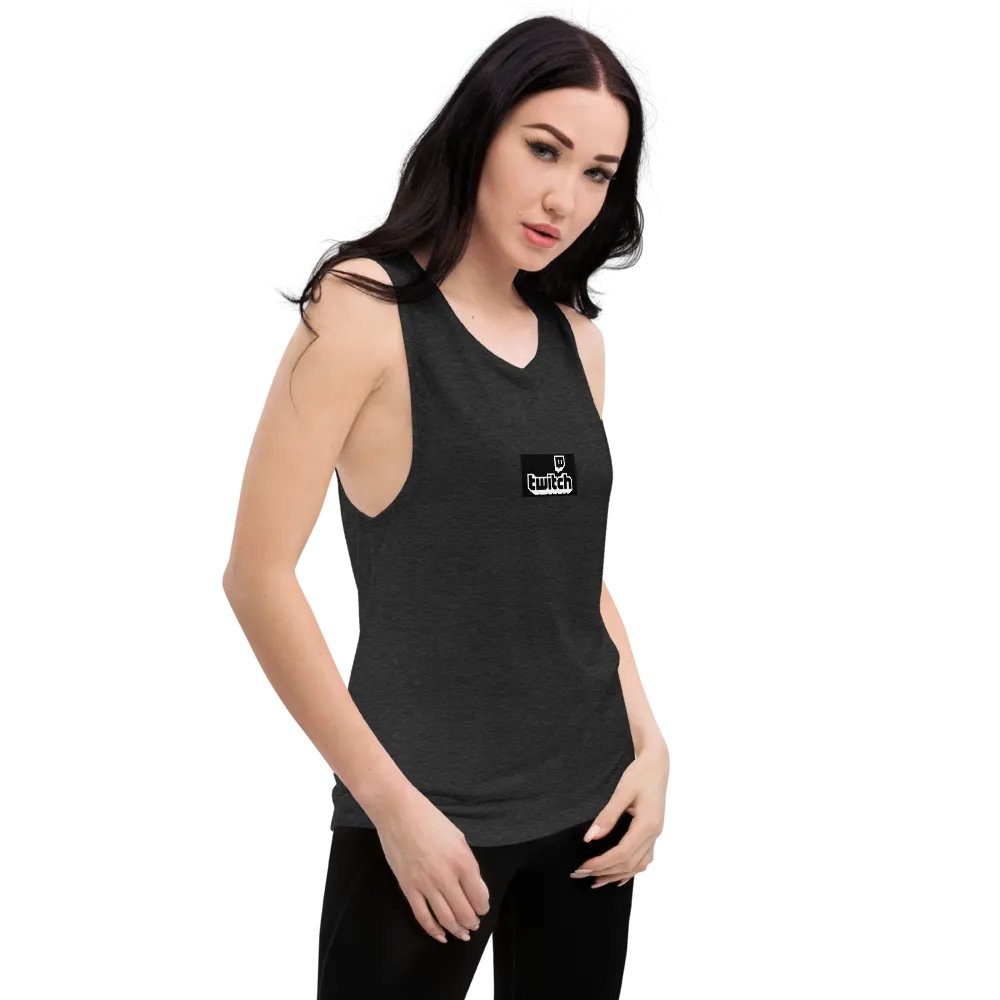 Balck Twitch Tank - small logo product image (10)